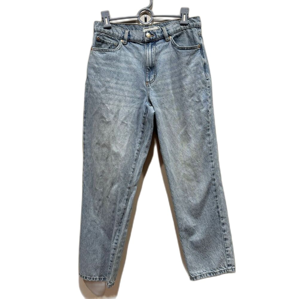 Garage Jeans Vintage Straight Leg Denim Light Wash Blue Classic Womens sz 9, 29